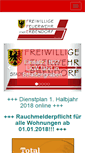 Mobile Screenshot of ffw-erbendorf.de
